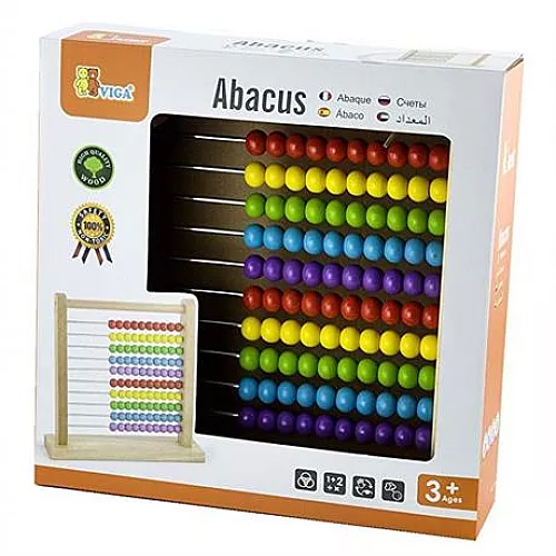Развивающая игрушка Счеты Абакус от Viga Toys Развивающая игрушка Счеты Абакус от Viga Toys
