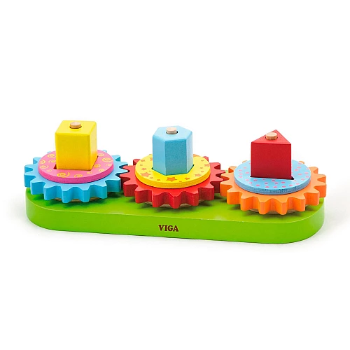 Розвиваюча іграшка Кольорові шестерінки від Viga Toys