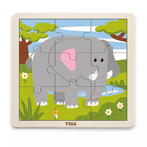 Розвиваючий пазл Слоник від Viga Toys Розвиваючий пазл Слоник від Viga Toys