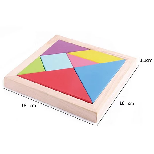 Навчальний набір Танграм 18*18 см від Obetty