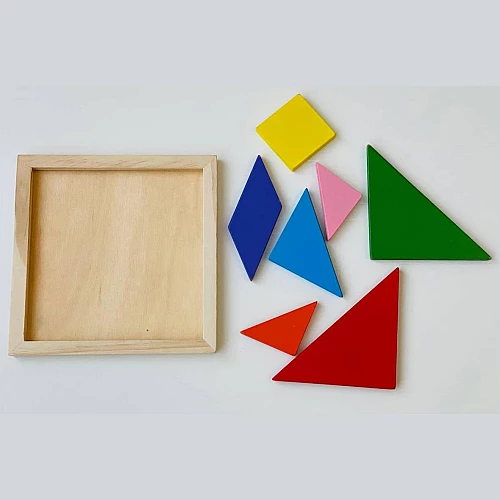 Навчальний набір Танграм 16*16 см від Obetty