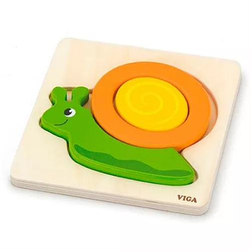Развивающая игрушка пазл Улитка от Viga Toys Развивающая игрушка пазл Улитка от Viga Toys
