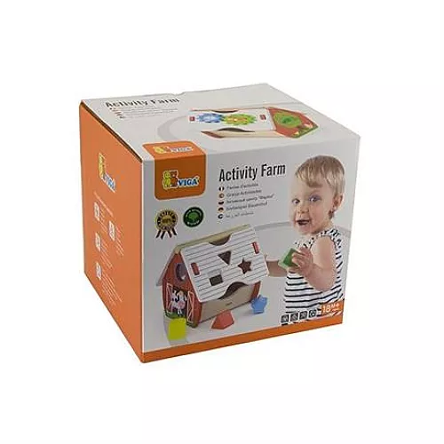 Развивающая игрушка Ферма сортер от Viga Toys Развивающая игрушка Ферма сортер от Viga Toys