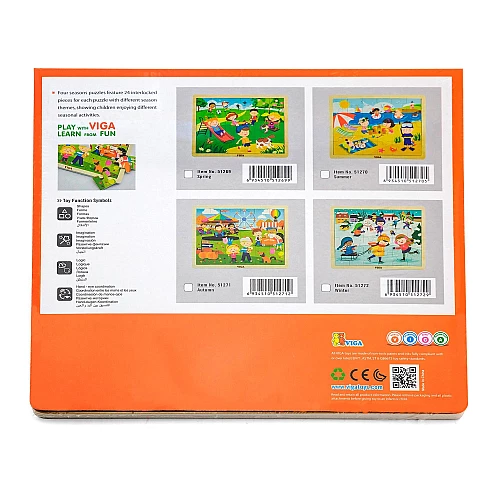 Розвиваючий пазл Весна від Viga Toys