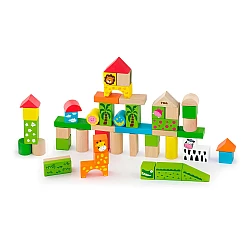 Будівельний набір Зоопарк (50 шт) від Viga Toys