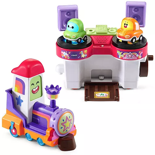 Развивающий музыкальный набор Паровозик диджей DJ от VTech Развивающий музыкальный набор Паровозик диджей DJ от VTech