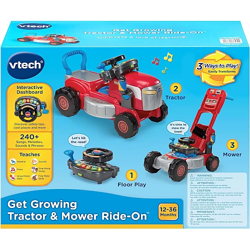 Іграшка-каталка 3 в 1 Трактор від VTech