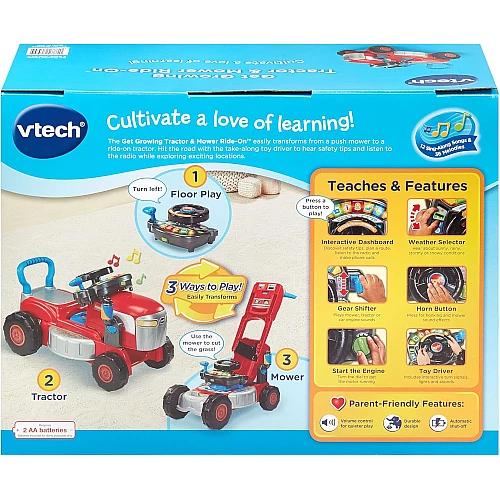 Іграшка-каталка 3 в 1 Трактор від VTech