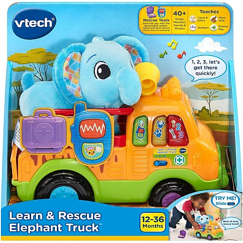 Розвиваюча іграшка каталка Плюшевий слоник від VTech