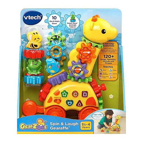 Развивающая игрушка с шестеренками Жираф от VTech Развивающая игрушка с шестеренками Жираф от VTech