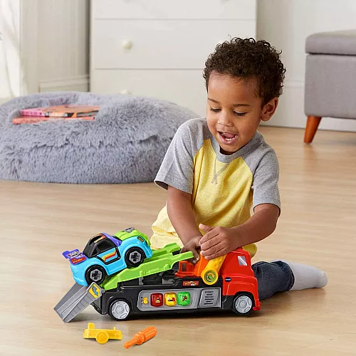 Розвиваючий набір Ремонтна вантажівка і гоночний автомобіль від VTech Розвиваючий набір Ремонтна вантажівка і гоночний автомобіль від VTech