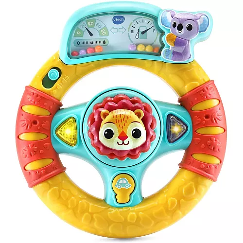 Развивающая интерактивная игрушка Руль с львенком от VTech Развивающая интерактивная игрушка Руль с львенком от VTech