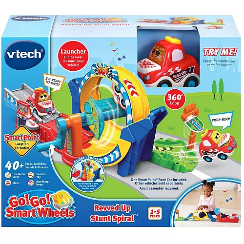 Развивающий набор Go! Go! Smart Wheels Спиральная гоночная трасса от VTech Развивающий набор Go! Go! Smart Wheels Спиральная гоночная трасса от VTech