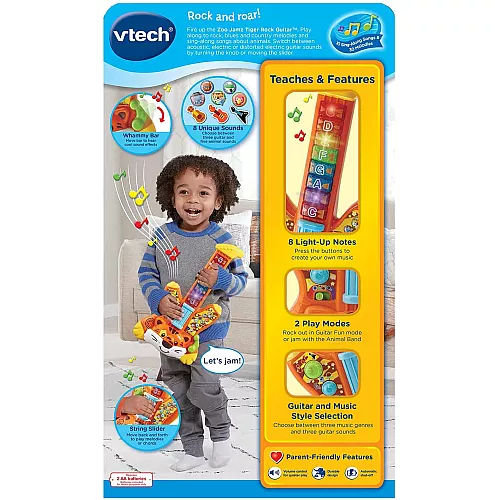 Развивающая музыкальная интерактивная Гитара Тигренок от VTech Развивающая музыкальная интерактивная Гитара Тигренок от VTech