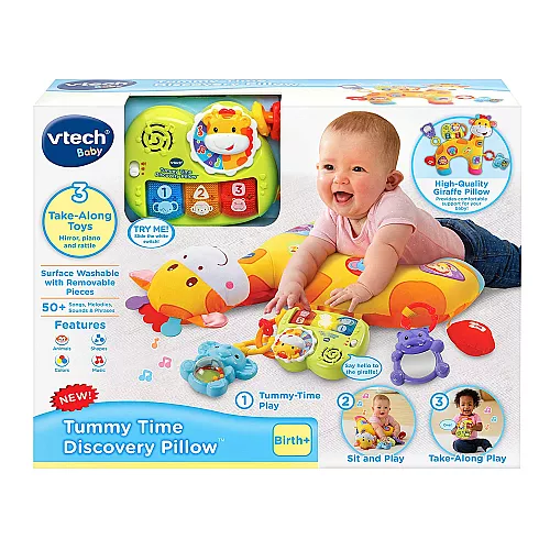 Развивающая игрушка подушка Жираф от VTech Развивающая игрушка подушка Жираф от VTech