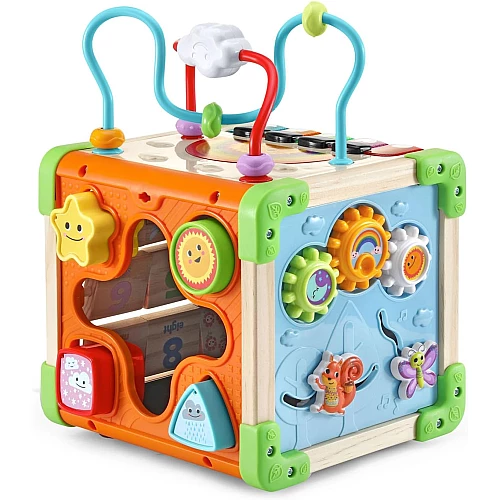 Розвиваючий бізікуб Доторкнись та вивчи від VTech