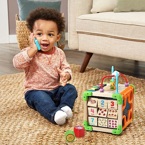 Розвиваючий бізікуб Доторкнись та вивчи від VTech