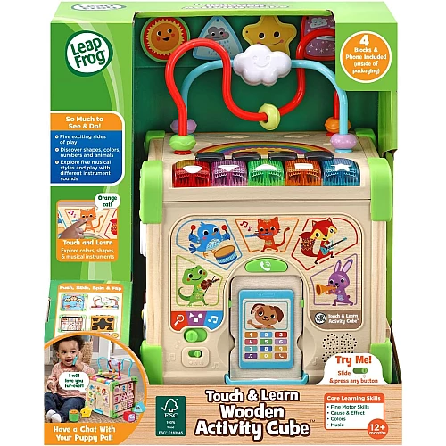 Розвиваючий бізікуб Доторкнись та вивчи від VTech