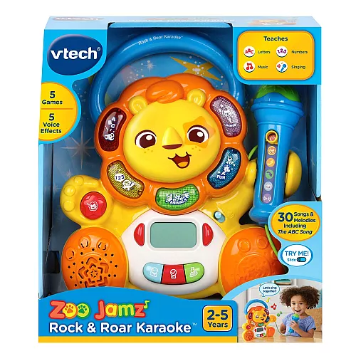 Развивающая музыкальная игрушка караоке Львенок от VTech Развивающая музыкальная игрушка караоке Львенок от VTech