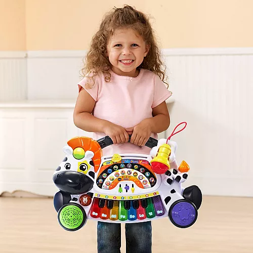 Развивающая музыкальная игрушка пианино Зебра от VTech Развивающая музыкальная игрушка пианино Зебра от VTech