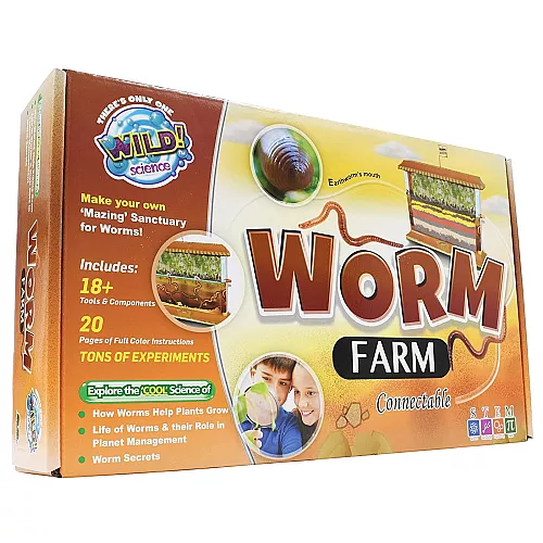 Научный Stem набор Ферма по разведению червей от WILD! Научный Stem набор Ферма по разведению червей от WILD!