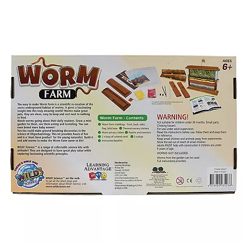 Научный Stem набор Ферма по разведению червей от WILD! Научный Stem набор Ферма по разведению червей от WILD!
