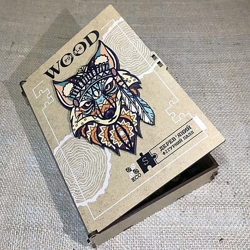 Розвиваючий дерев'яний пазл Лісова лисиця від WOOD Puzzle Розвиваючий дерев'яний пазл Лісова лисиця від WOOD Puzzle