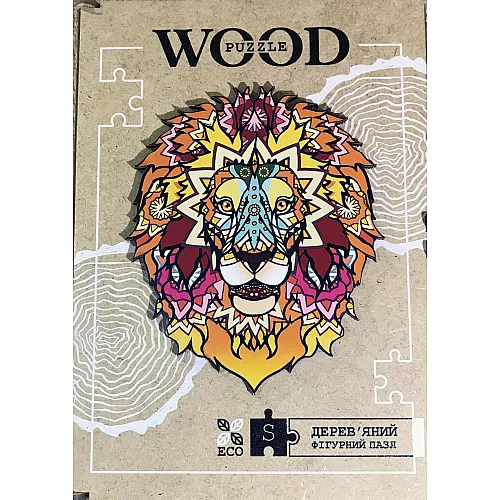 Развивающий деревянный пазл Лев от WOOD Puzzle Развивающий деревянный пазл Лев от WOOD Puzzle