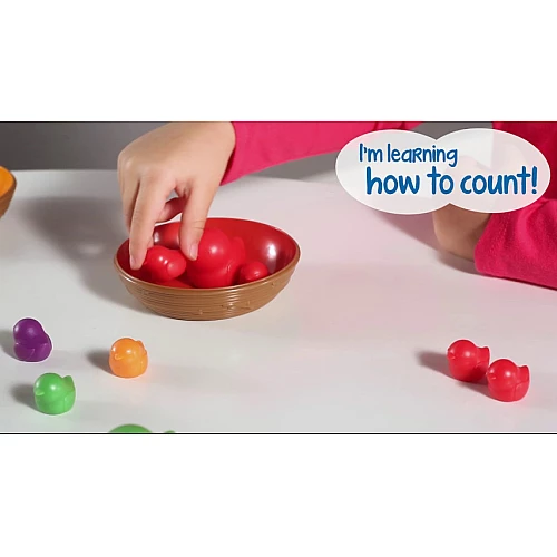 Лічильний набір "Пташки в гніздах" від Learning Resources