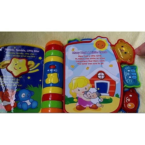 Розвиваюча музична іграшка Інтерактивна книжка від VTech