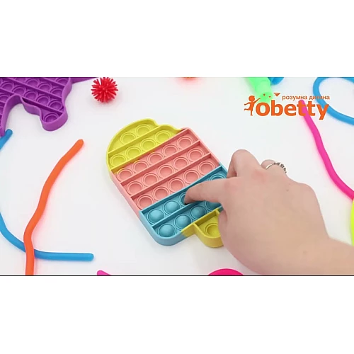 Розвиваючий сенсорний набір Іграшки антистрес (60 предметів) від Obetty