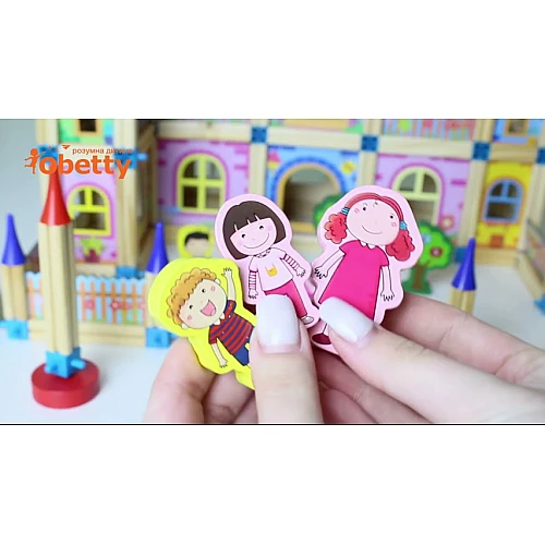 Набор для творчества конструктор Домик (128 деталей) от Obetty