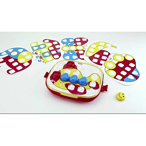 Развивающий набор в кейсе Мозаика с крупными фишками (40 шт) от Quercetti