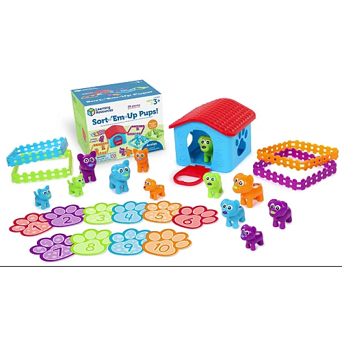Набір для сортування та лічби Цуценята (28 шт) від Learning Resources