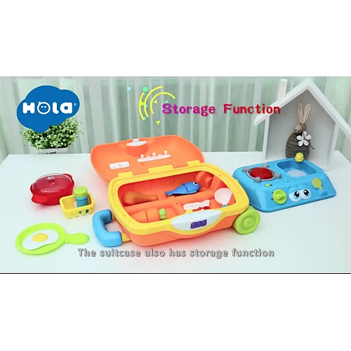 Розвиваючий ігровий набір Валіза кухаря від Hola Toys