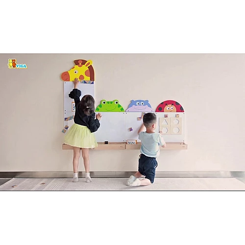 Навчальний магнітний набір Заголовки англійські (40 шт) від Viga Toys