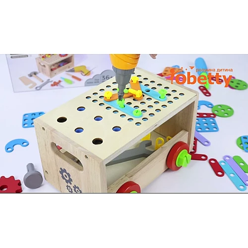 Ігровий набір інструментів з шуруповертом від Obetty