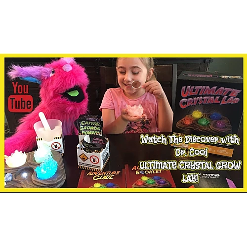 Научный STEM набор Выращиваем кристаллы (8 цветов) от Discover with Dr. Cool