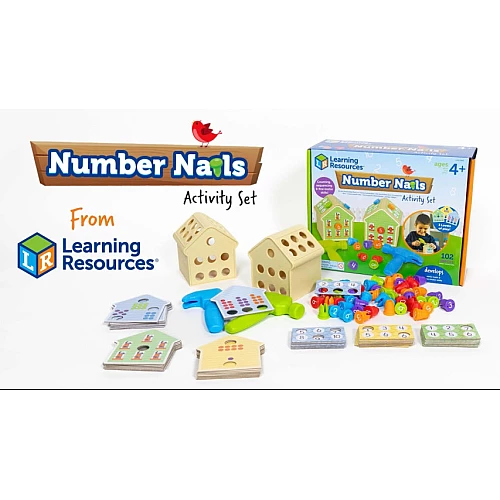 Набір для сортування та рахунку Цвяхи (102 предмети) від Learning Resources
