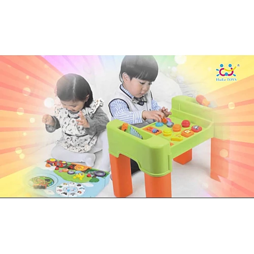 Розвиваючий ігровий центр столик 6-в-1 від Hola Toys