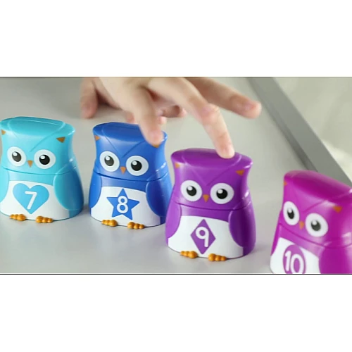 Розвиваючий набір для рахунку і сортування Різнобарвні сови (20 шт) від Learning Resources