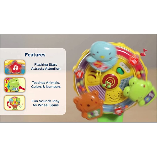 Развивающая музыкальная игрушка на присоске Колесо обозрения от VTech