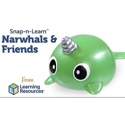 Набор для сортировки и счета Нарвалы и друзья (15 шт) от Learning Resources