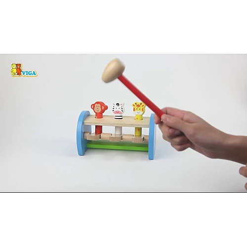 Розвиваюча іграшка стукалка Сафарі від Viga Toys