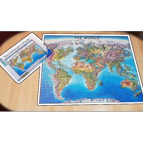 Настольная игра пазлы Карта мира (2000 элементов) от Ravensburger