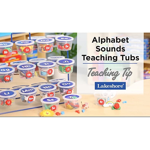 Навчальний набір Англійський алфавіт і звуки (26 баночок) від Lakeshore