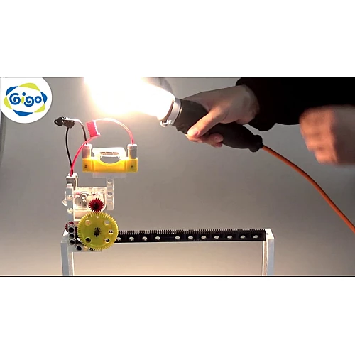 Навчальний конструктор STEAM Світло і сонячна енергія (237 деталей) від Gigo