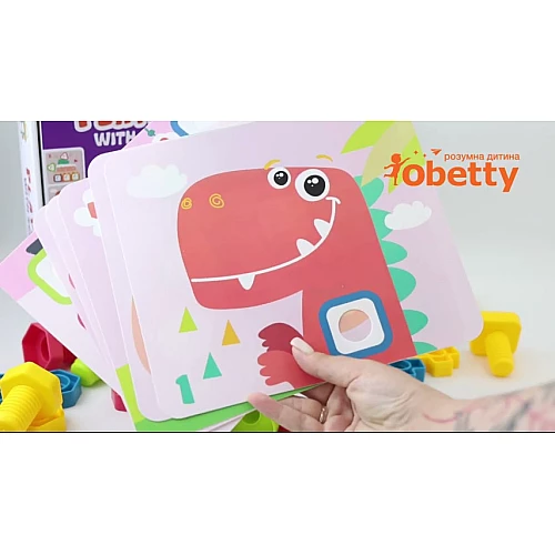 Розвиваючий набір Гвинти та гайки від Obetty