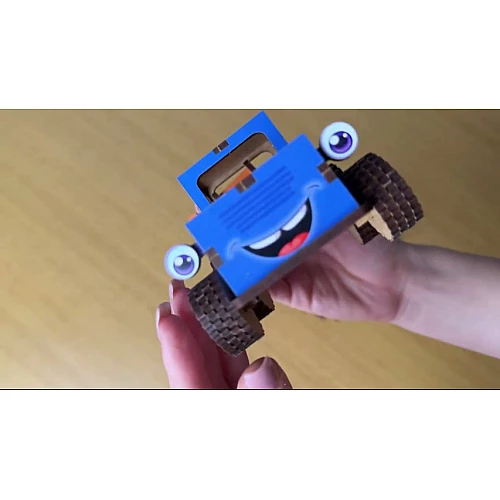 Дерев'яний 3D-конструктор Трактор (69 деталей) від PuzzleOk