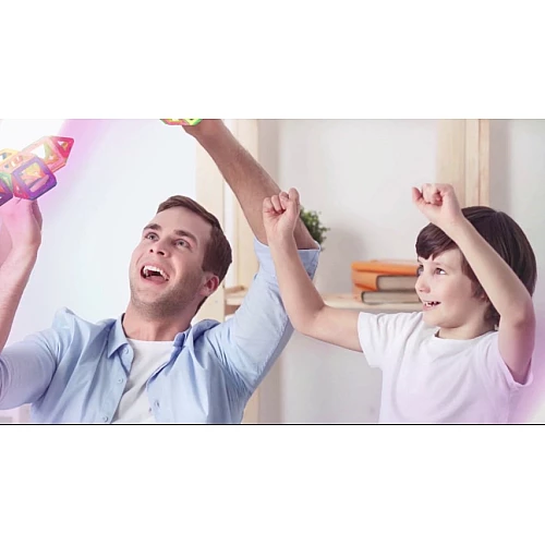 Строительный STEM набор Магнитные блоки (72 шт)